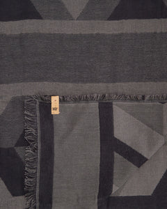 Cotton Geo Blanket Scarf-2