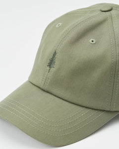 Tree Embroidery Tencel Peak Hat-2