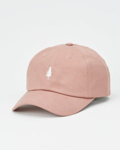 Tree Embroidery Tencel Peak Hat-1