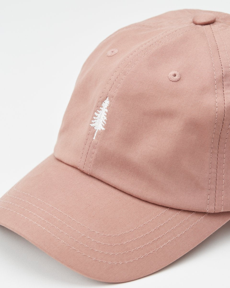 Tree Embroidery Tencel Peak Hat-2