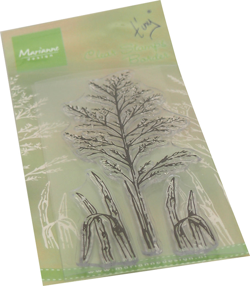 Marianne Design Clear Stamp - Tiny's Border - Indian Grass-1