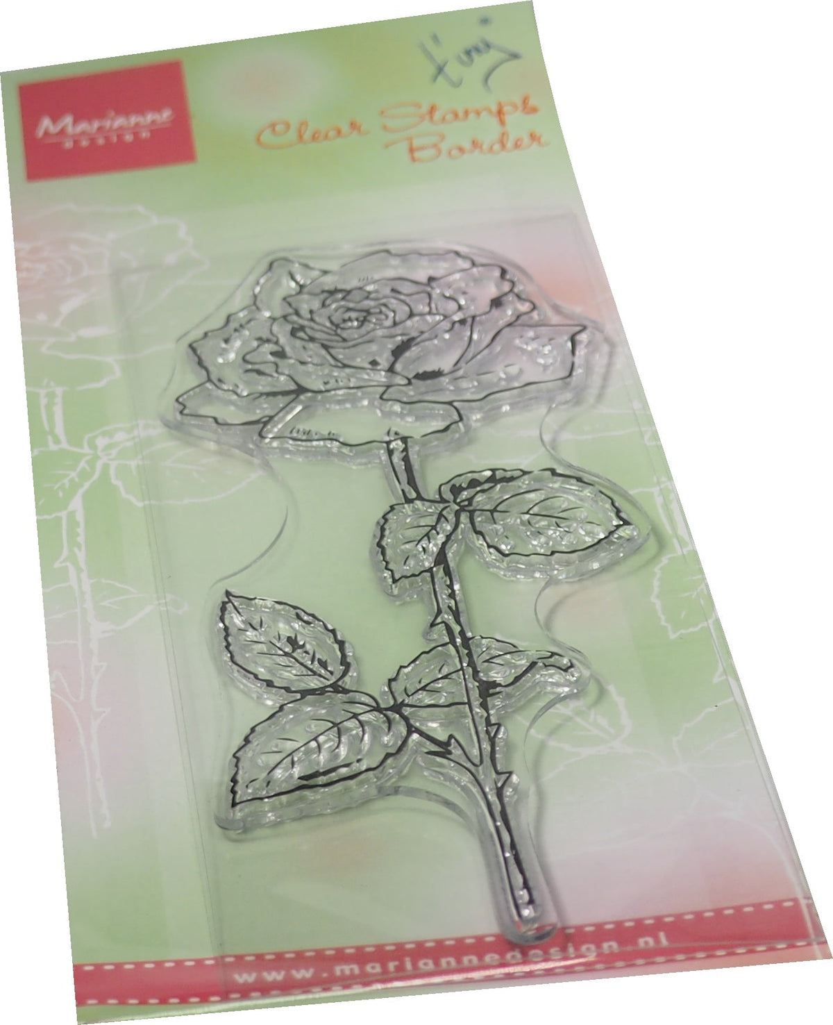 Marianne Design Clear Stamp - Tiny's Borders - Rose-1