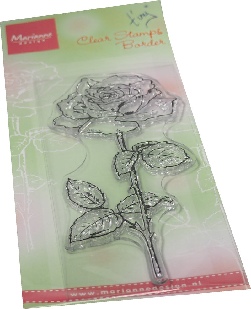 Marianne Design Clear Stamp - Tiny's Borders - Rose-1