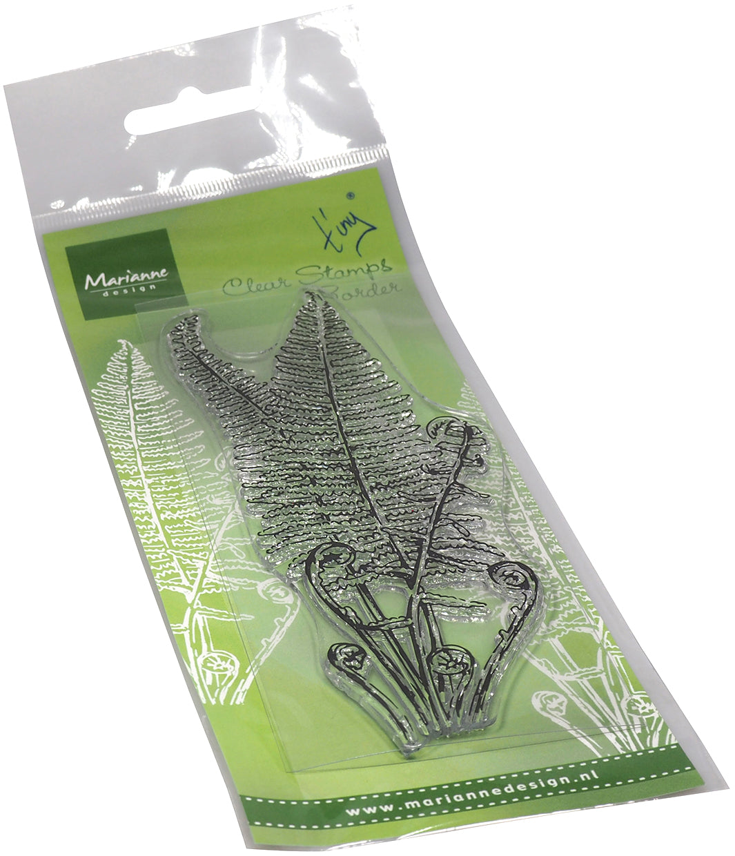 Marianne Design Clear Stamp - Tiny's Borders - Fern-1