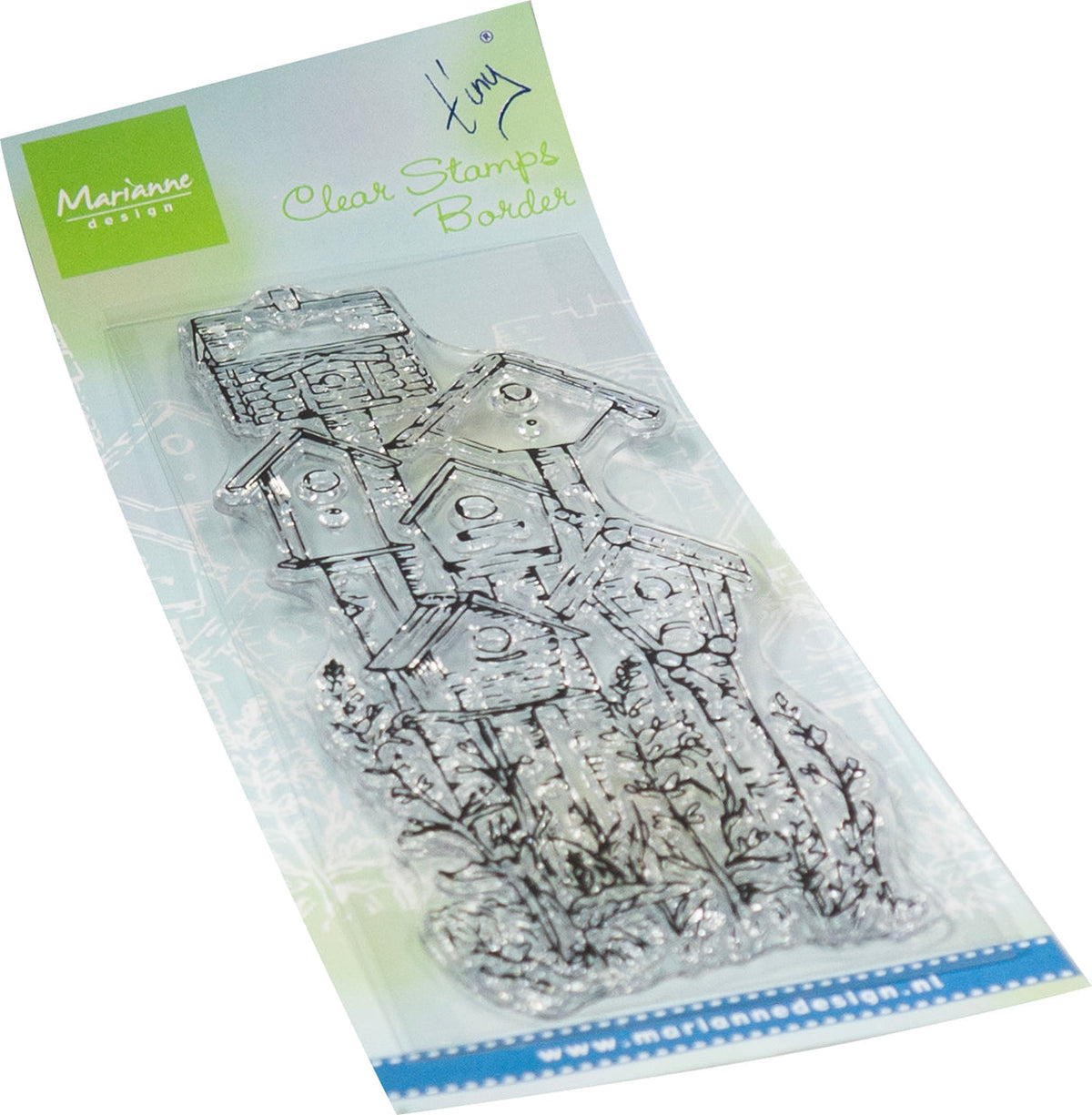 Marianne Design Clear Stamp - Tiny's Borders - Birdhouses-1