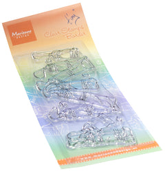 Marianne Design Clear Stamp - Tiny's Borders - Paint Tubes-1