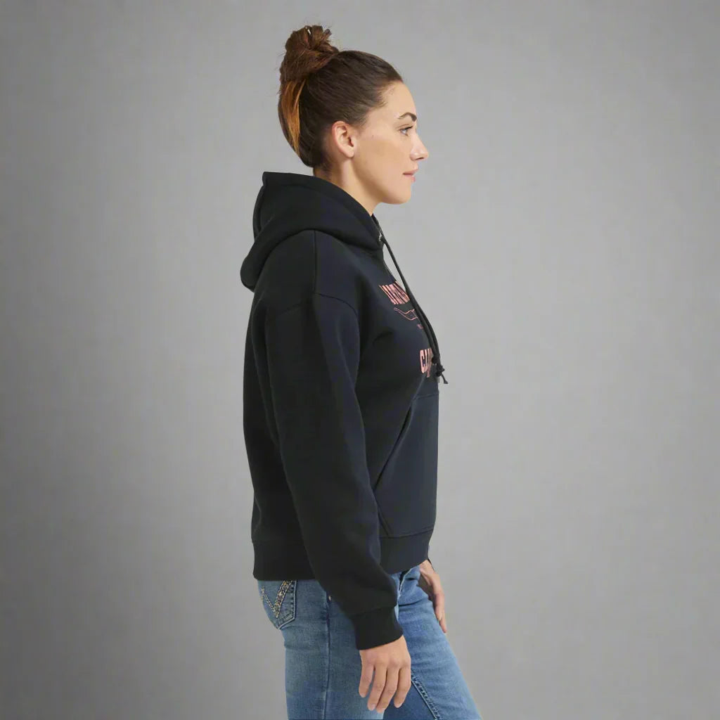 DHCM Women's Longhorn Hoodie-3