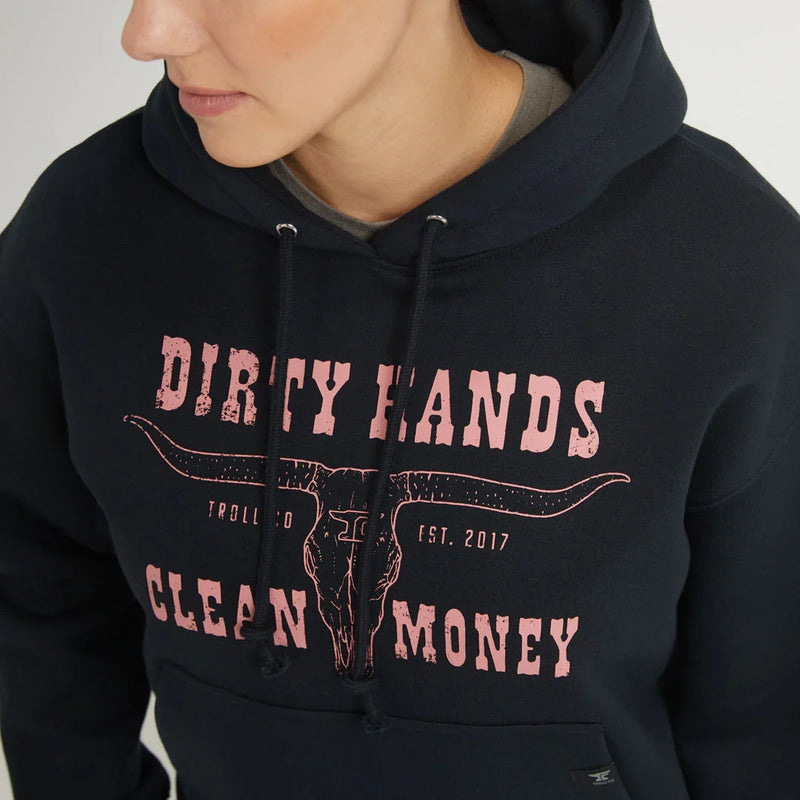 DHCM Women's Longhorn Hoodie-4