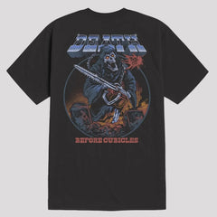 DHCM Men's Death Before Cubicles Graphic T-Shirt | Durable Workwear Tee-3