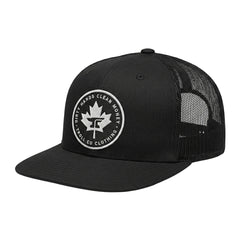 DHCM Anvil Leaf Flat-Brim Trucker Hat-1
