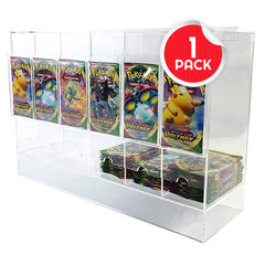 Pokémon Booster Pack 6-Slot EVORETRO Acrylic Display Dispenser - 4 Packs-9