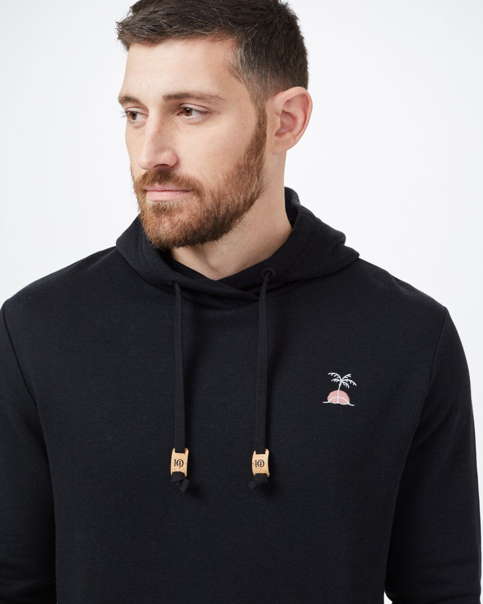 Palm Sunset Embroidery Hoodie-2