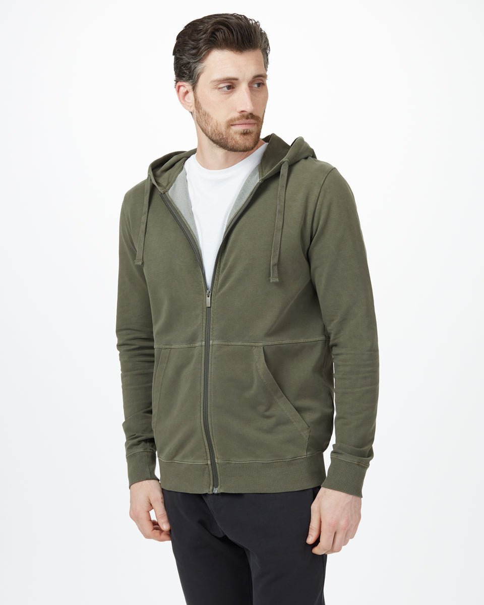 French Terry Zip Hoodie-5