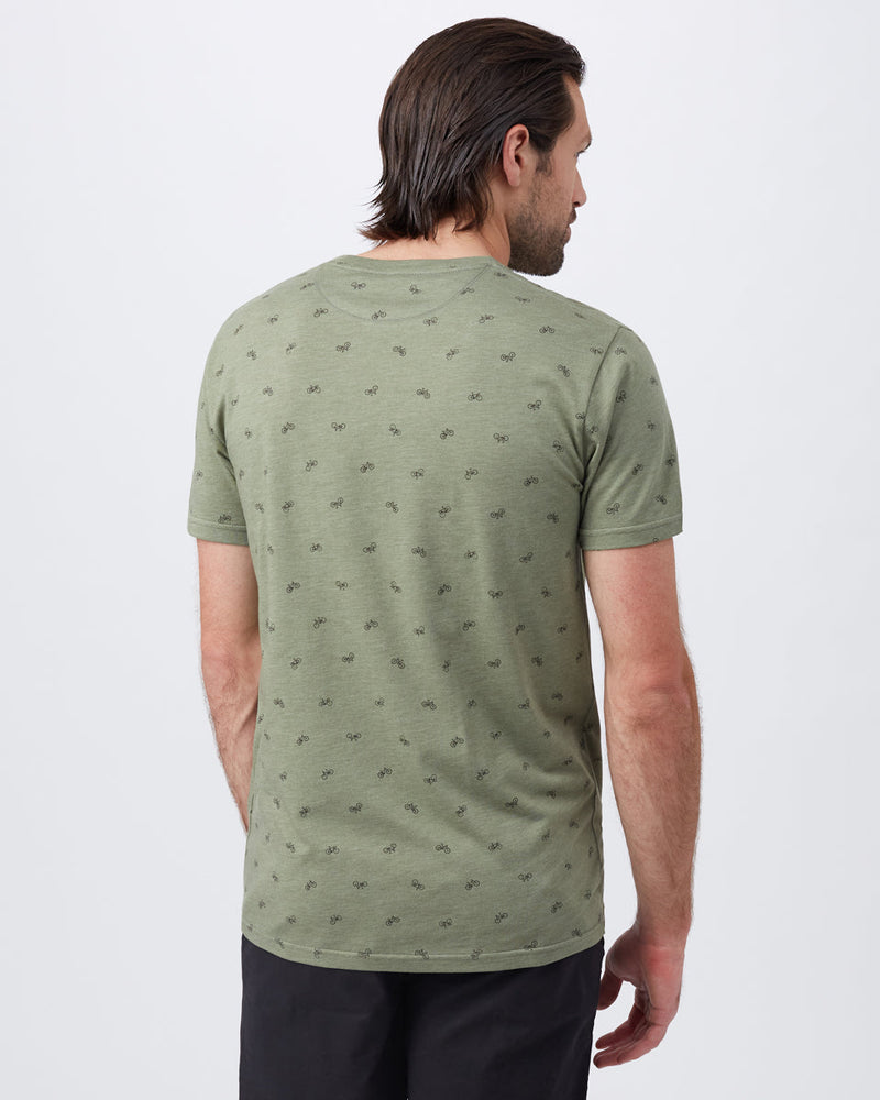 Bike Around Print T-Shirt-4