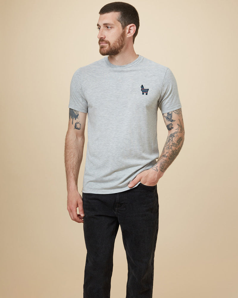 Peru Embroidered Llama T-Shirt-2