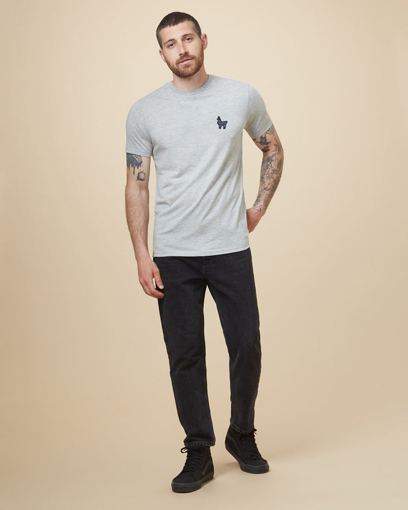 Peru Embroidered Llama T-Shirt-1