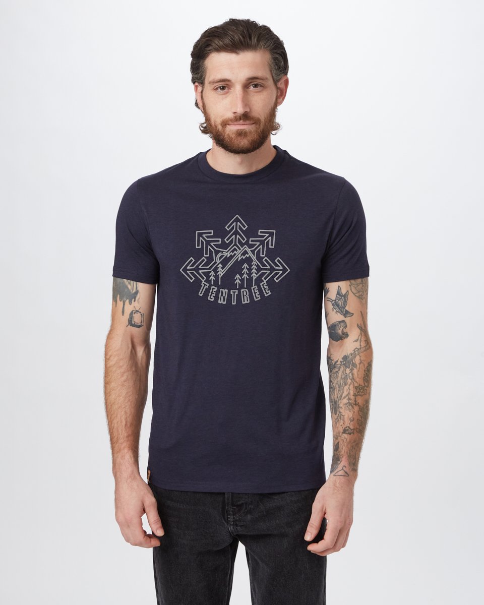 Tentree Winter Mountain T-Shirt-1