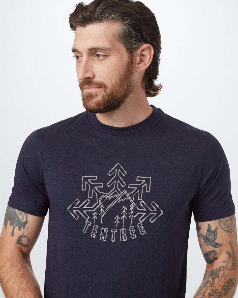 Tentree Winter Mountain T-Shirt-3