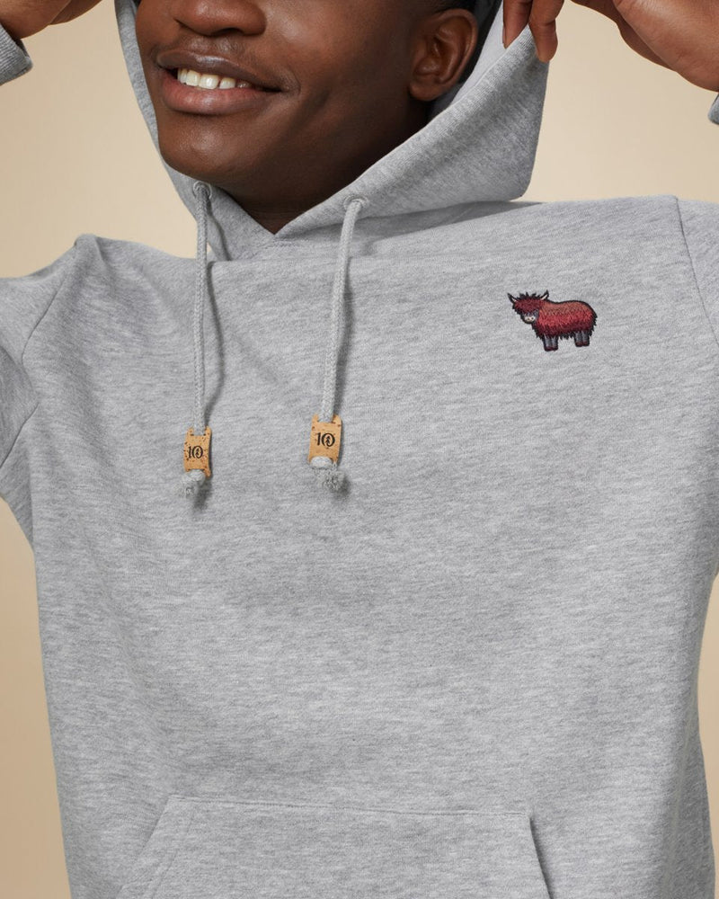 Nepal Embroidered Yak Hoodie-3