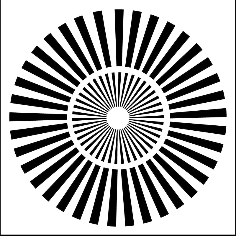 Pochoir 6x6 The Crafters Workshop Rayon de soleil-1