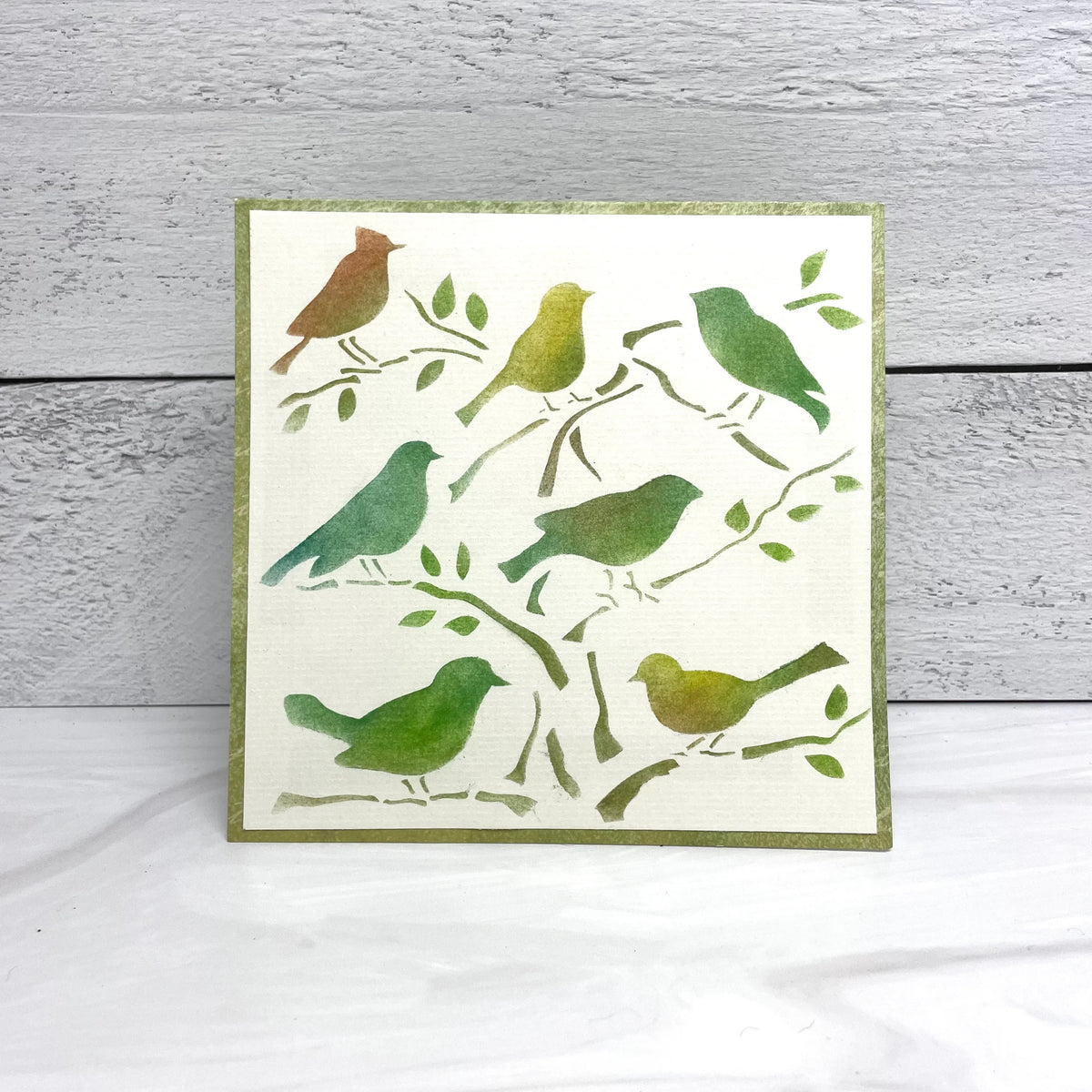 Pochoir 6x6 The Crafters Workshop Fleurs de cerisier-2