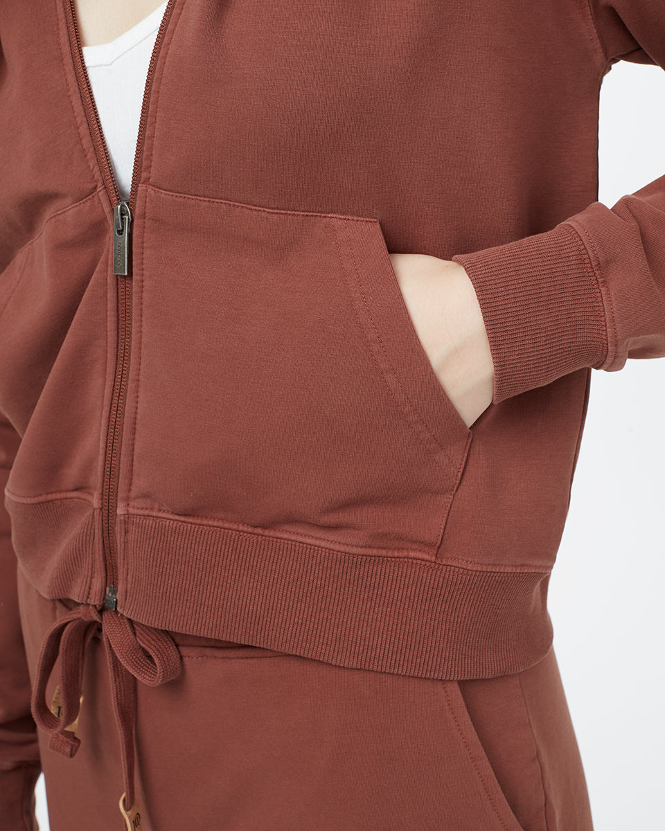 French Terry Zip Hoodie-4