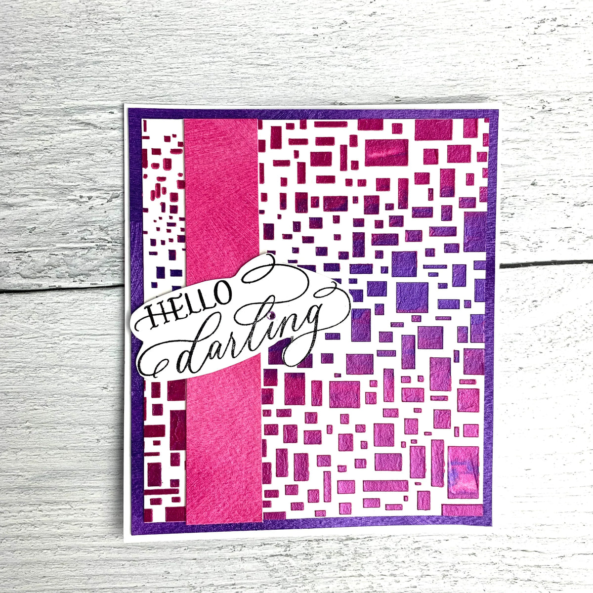 Plantilla The Crafters Workshop 6x6 Cubista