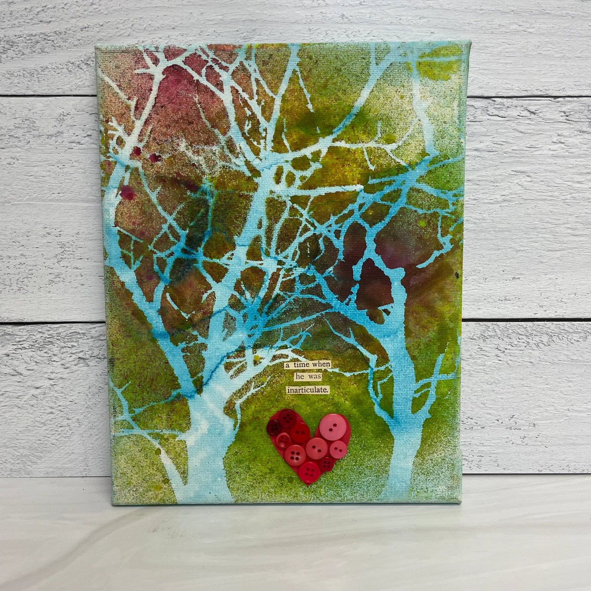 The Crafters Workshop Pochoir 6x6 Branches Inversées-2