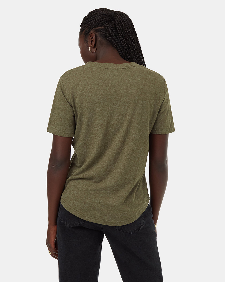 Hemp V-Neck T-Shirt-3