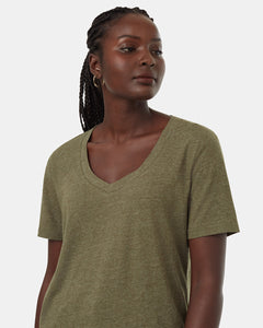 Hemp V-Neck T-Shirt-4