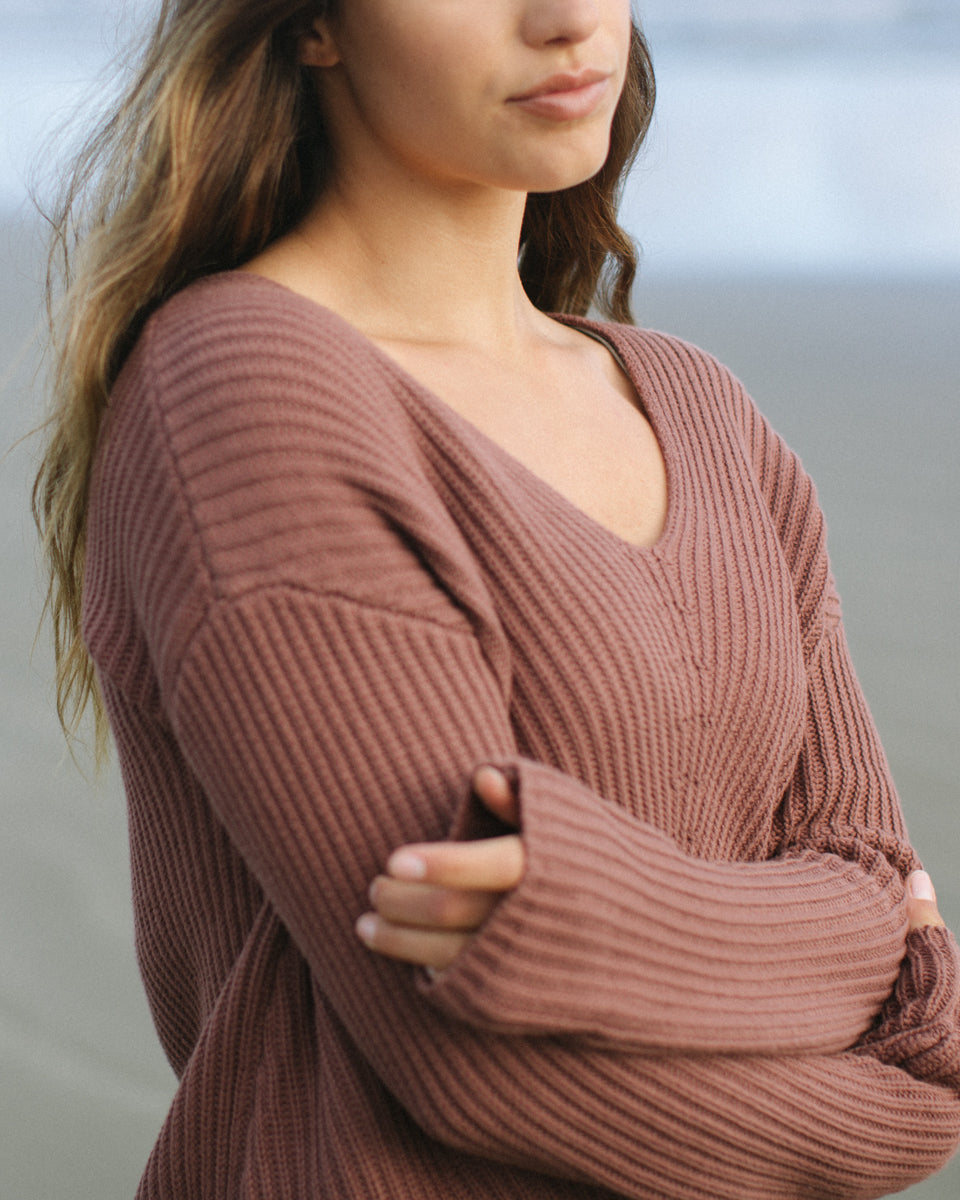 Highline V-Neck Sweater-5