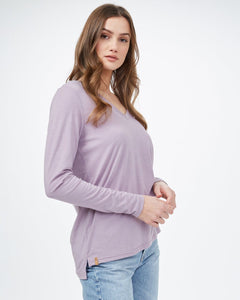 TreeBlend V-Neck Longsleeve T-Shirt-1