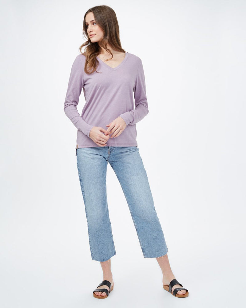 TreeBlend V-Neck Longsleeve T-Shirt-5