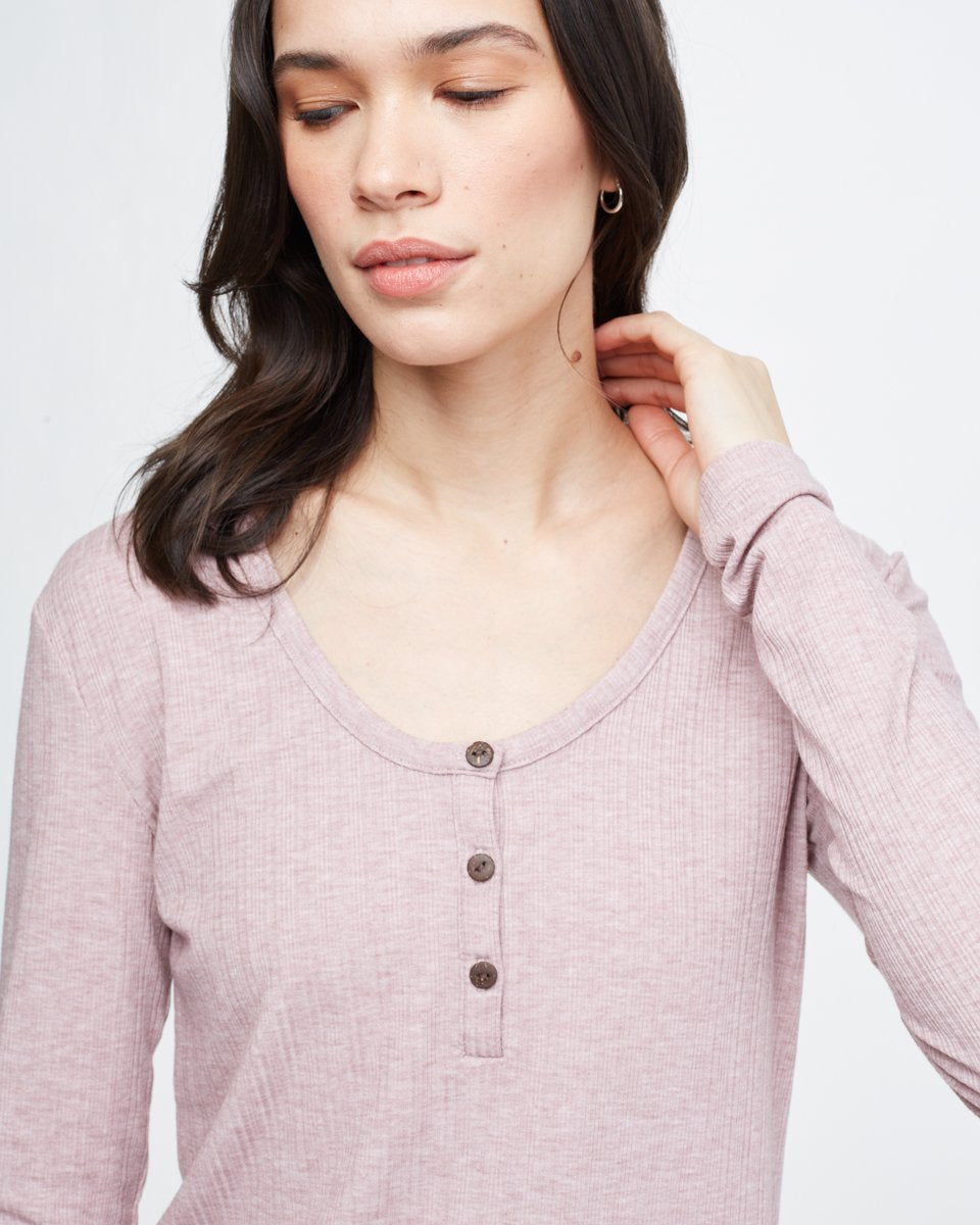 Ribbed Henley Longsleeve-3