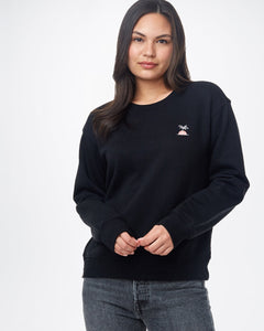 Palm Sunset Embroidery Crew-1