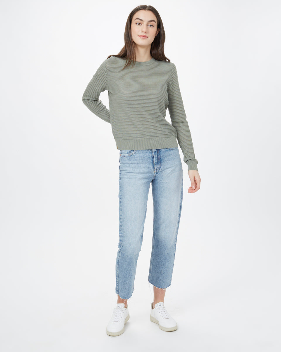 Highline Cotton Rib Crew Sweater-4