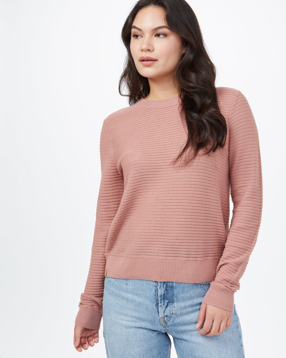 Highline Cotton Rib Crew Sweater-1
