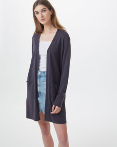 Highline Cotton Sage Tree Stitch Cardigan-2