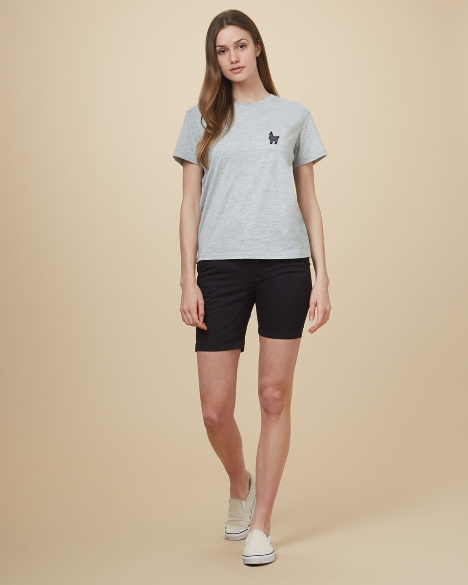 Peru Embroidered Llama T-Shirt-2