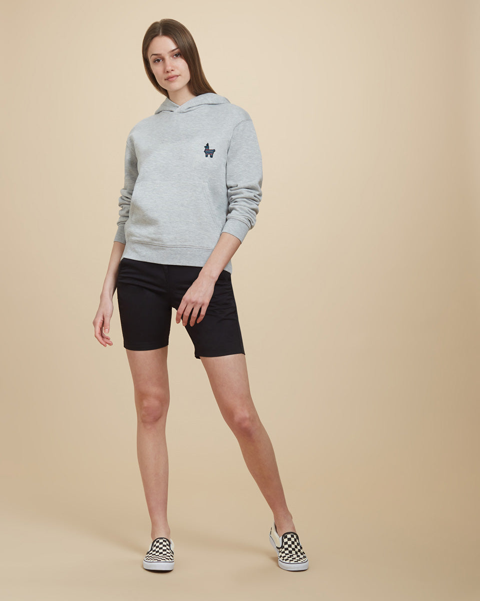 Peru Embroidered Llama Hoodie-2