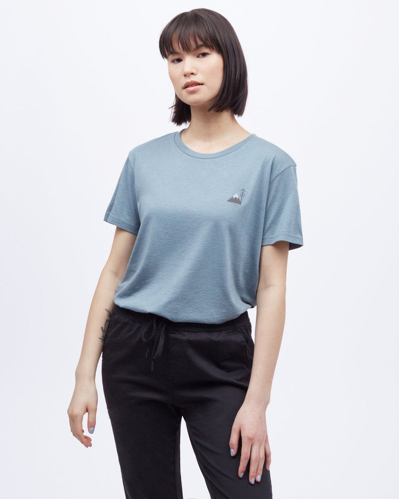 Peaks Embroidery T-Shirt-1