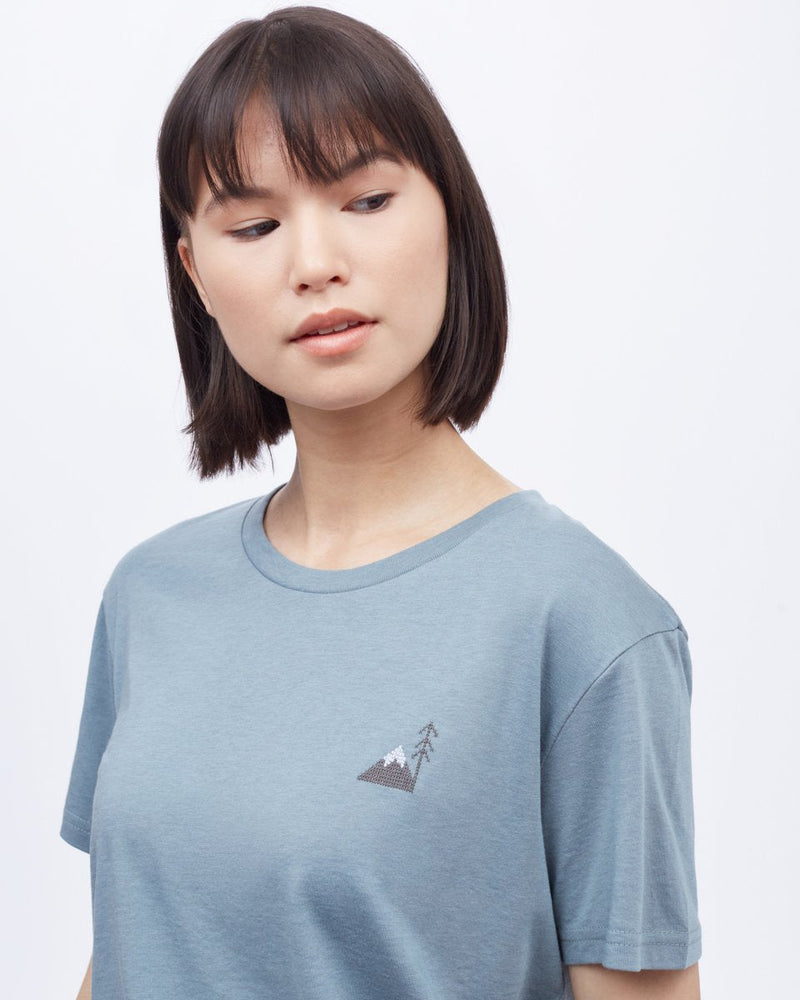 Peaks Embroidery T-Shirt-2