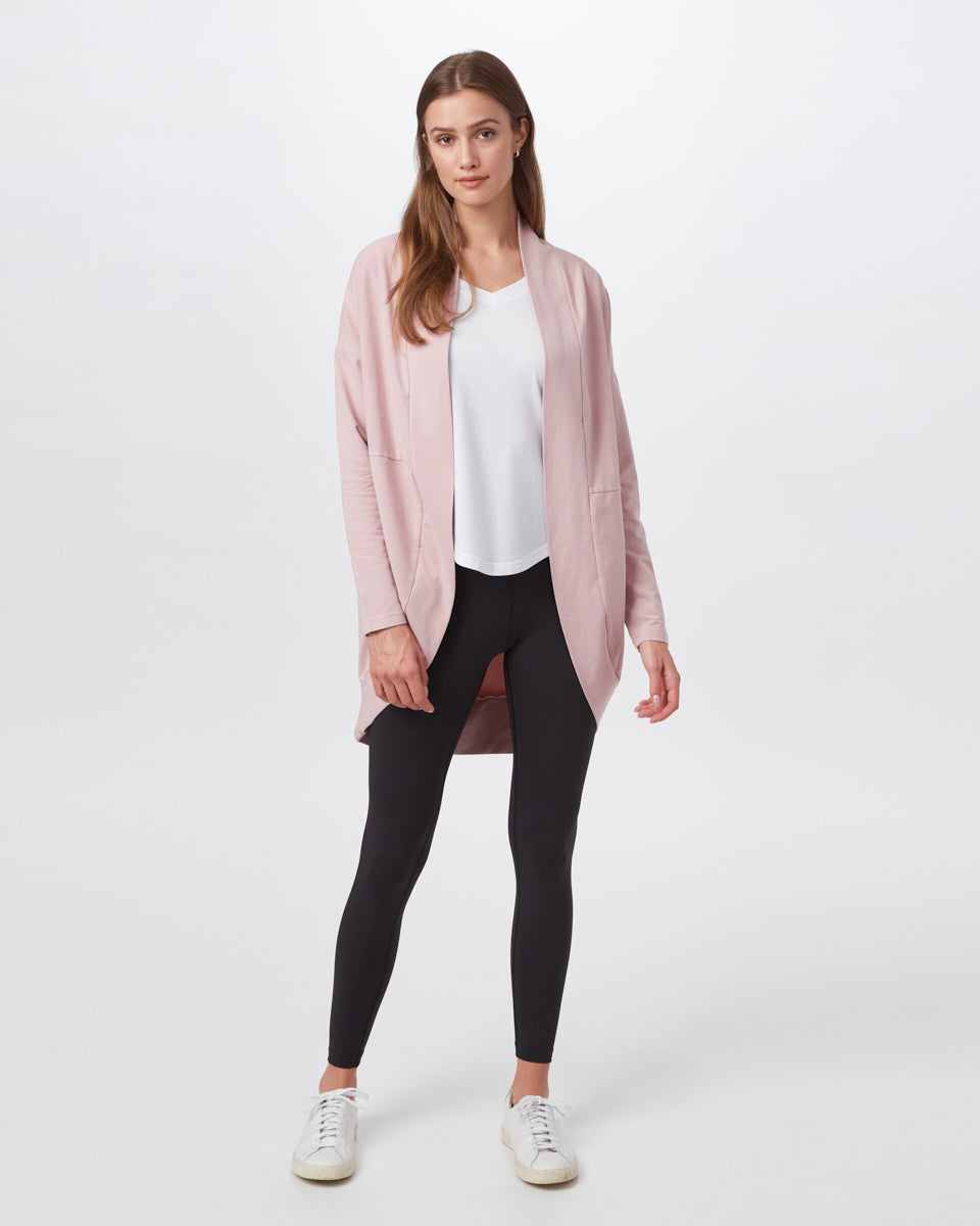 French Terry Cocoon Cardigan-2