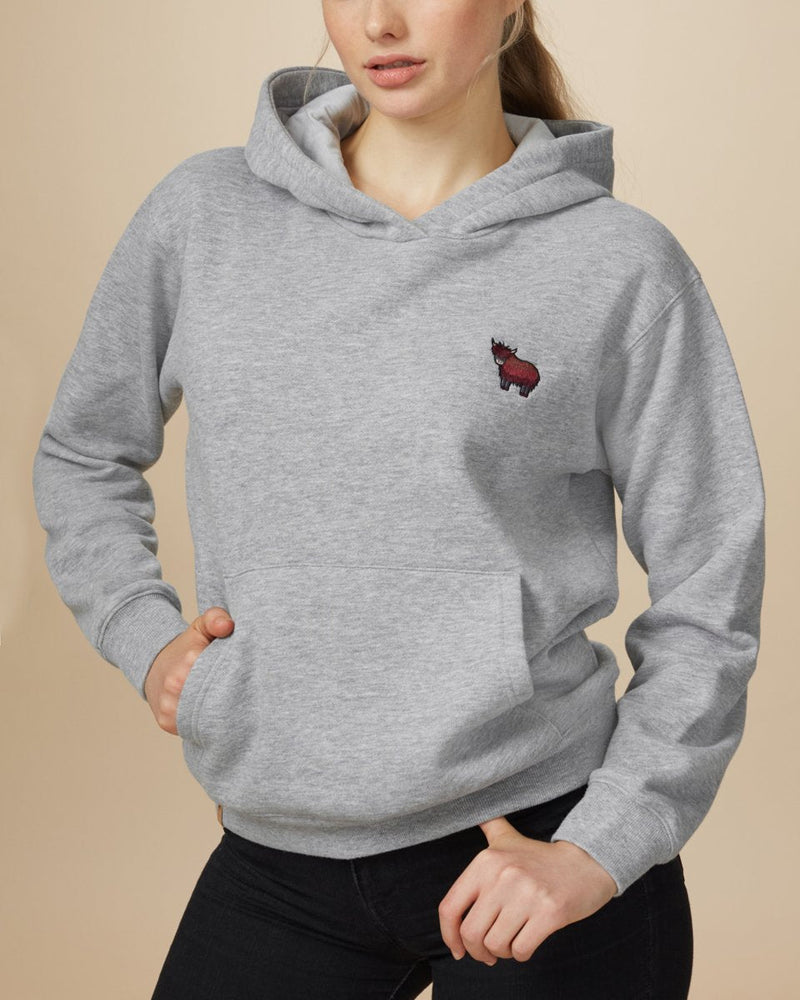 Nepal Embroidered Yak Hoodie-3