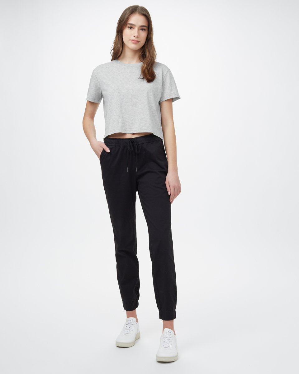 TreeBlend Cropped Relaxed T-Shirt-1