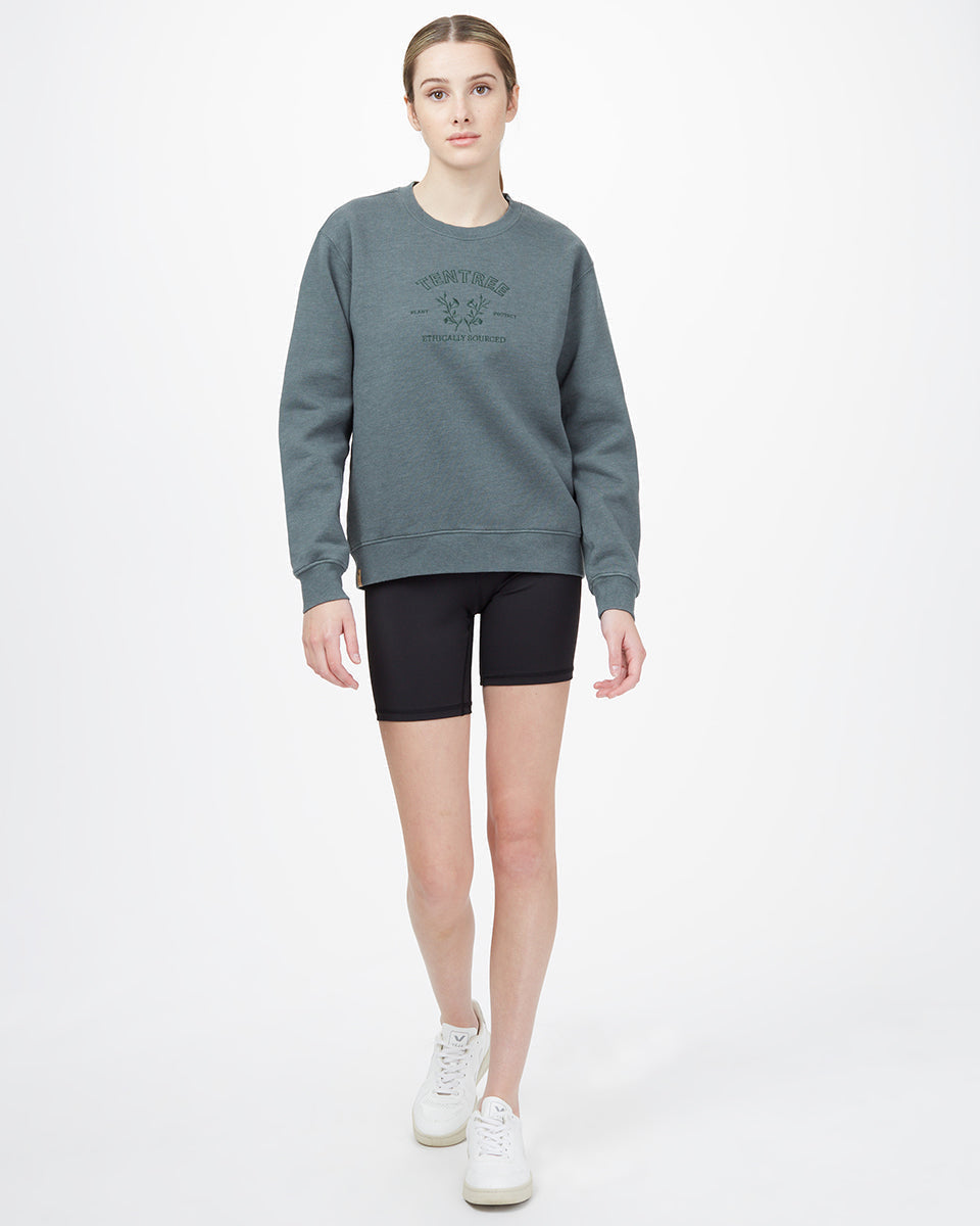Tentree Embroidey Crew-2
