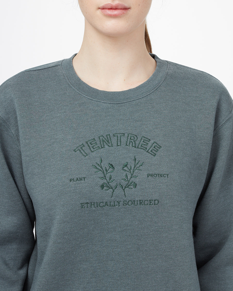 Tentree Embroidey Crew-5