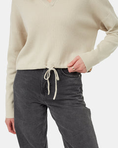 Highline Collared Cinch Waist Sweater-5