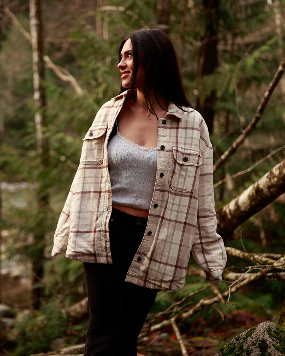 Kapok Flannel Insulated Jacket-7