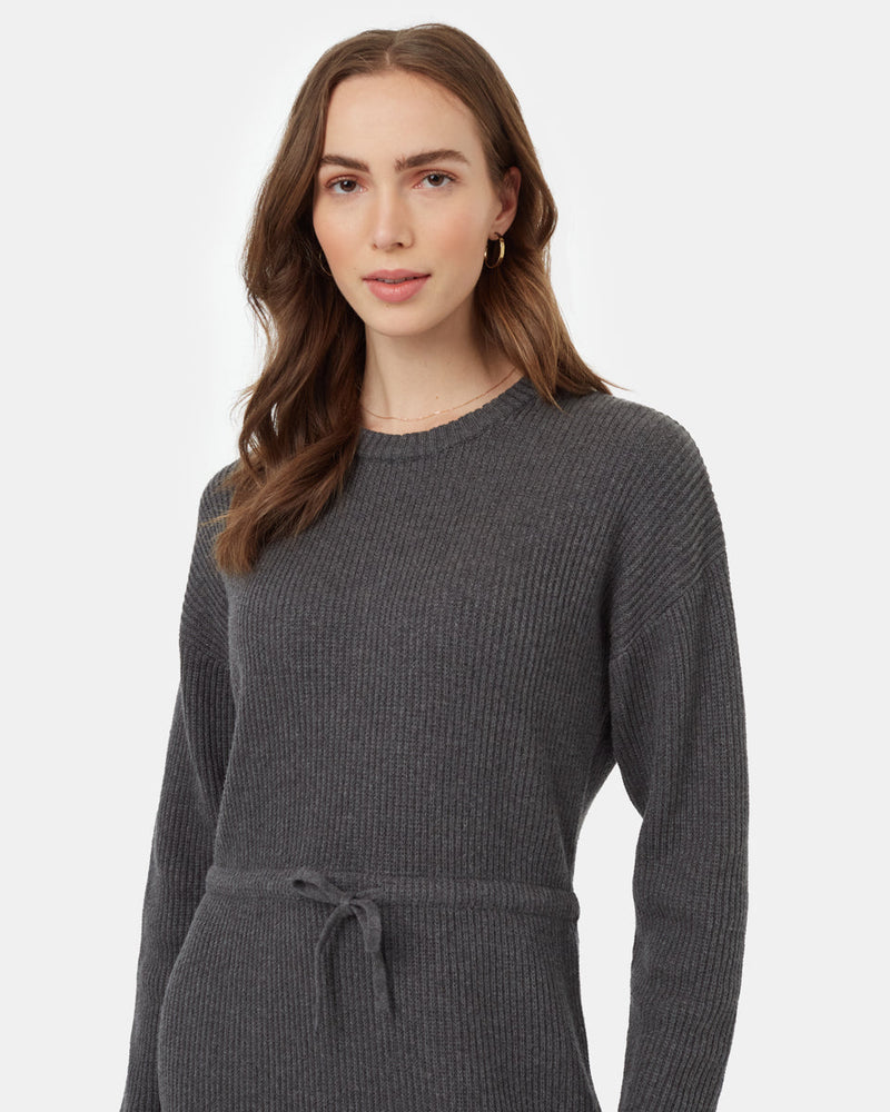 Highline Drawstring Sweater Dress-4